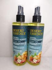 ESSÊNCIA DE DESERTO JOJOBA E ÓLEO CORPORAL DE AMÊNDOA DOCE APÓS BANHO 8,28 OZ NOVO SEM ETIQUETAS LOTE DE 2 comprar usado  Enviando para Brazil