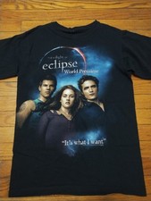  Camiseta promocional The Twilight Saga Eclipse World Premiere 2010 tamanho pequeno HTF Y2K  comprar usado  Enviando para Brazil