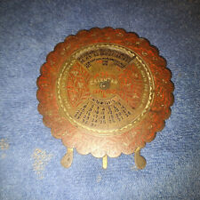 Vintage brass calendar for sale  Grand Prairie