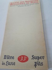 Carnet feuillets bière d'occasion  Hazebrouck
