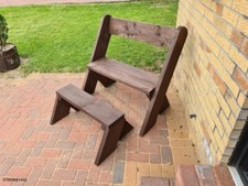 Rustic garden bench for sale  BATHGATE