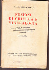 Nozioni chimica mineralogia usato  Pavia