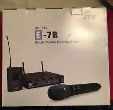 Pacote de microfone/receptor de lapela JTS E-7R/E-7THD, usado comprar usado  Enviando para Brazil