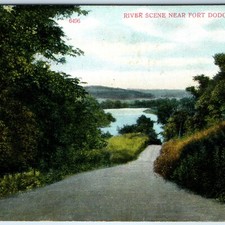 1909 Fort Dodge, IA River Scene Nature Road Litho Art Postcard AC Bosselman A263 comprar usado  Enviando para Brazil