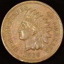 1869 indian head for sale  Jenkintown