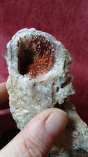 Quartz enfumé hématoide d'occasion  Régny
