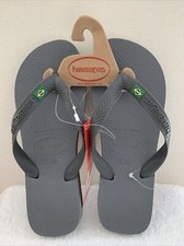 Sandálias chinelos unissex Havaianas cor aço cinza tamanho 6W/5M comprar usado  Enviando para Brazil