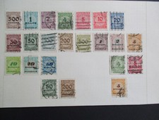 Briefmarken reich 1923 gebraucht kaufen  Bassenheim Kettig, St.Sebastian