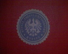 Siegelmarke königl preuss gebraucht kaufen  Deutschland