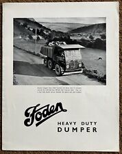 Foden tipper truck for sale  COLCHESTER