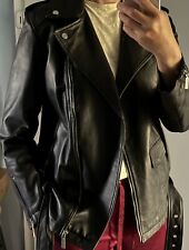 Uterqüe leder jacke gebraucht kaufen  Deutschland