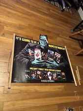 1986 LOJA DE VÍDEO PÔSTER FILME DE TERROR REANIMADOR TROLL MUTILATOR GHOULIES, usado comprar usado  Enviando para Brazil