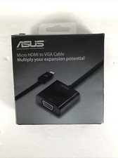 Adaptador conversor de cabo de vídeo ASUS genuíno micro digital HDMI macho para VGA fêmea comprar usado  Enviando para Brazil
