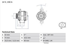 Lichtmaschine generator ford gebraucht kaufen  Bautzen-Umland II