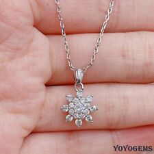 necklace flower diamond faux for sale  Jamaica