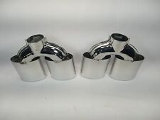 00-11 CADILLAC DEVILLE DHS DTS CONJUNTO DE PONTAS DE ESCAPE AÇO INOXIDÁVEL FABRICANTE DE EQUIPAMENTO ORIGINAL NOS HOT RAT comprar usado  Enviando para Brazil