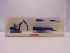 Wiking: Mini-Bagger mit Hydraulikhammer auf Tandemtrailer Nr. 658 40 36  (SSK28) comprar usado  Enviando para Brazil