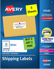 Sheets avery 95945 for sale  Santa Clarita