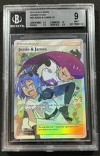 Jessie & James Full Art Trainer BGS 9 Sun And Moon Hidden Fates 68/68 Pokemon, usado comprar usado  Enviando para Brazil