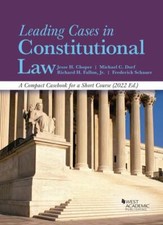 Leading Cases in Constitutional Law, A Compact Casebook for a Short Course,..., usado comprar usado  Enviando para Brazil