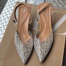 Zara pearl slingback for sale  New York