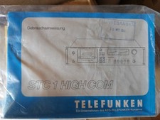 Telefunken stc1 bedienungsanle gebraucht kaufen  Erftstadt