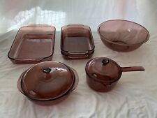 Vtg cranberry pyrex for sale  Silver Spring