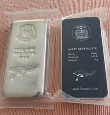 Silberbarren samoa . gebraucht kaufen  Berlin