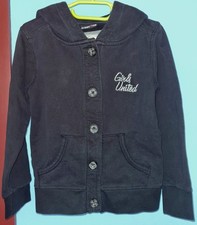 Mädchenjacke kapuze schwarz gebraucht kaufen  Pforzheim