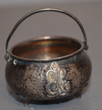 Chaudron miniature argent d'occasion  Sainte-Colombe