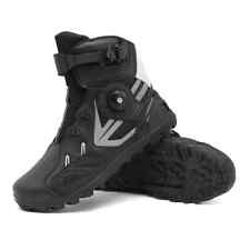 Bota de couro para ciclismo off road motocicleta lanchas sola de borracha antiderrapante comprar usado  Enviando para Brazil