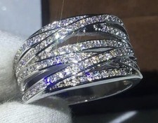 Gekreuzter bandring hochzeitsb gebraucht kaufen  Mülheim an der Ruhr
