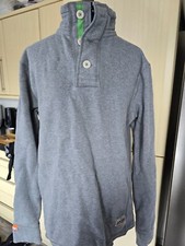 Superdry buttonneck sweatshirt for sale  HARTLEPOOL