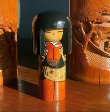 Kokeshi vintage bambola usato  Borgomanero