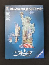 Puzzle silhouette freiheitssta gebraucht kaufen  Landau