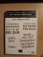 Stampin stempelset guten gebraucht kaufen  Visselhövede