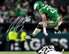 Foto de reimpresión firmada por Saquon Barkley Auto 8x10 Philadelphia Eagles salto de salto #2 segunda mano  Embacar hacia Argentina