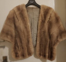 Real mink shawl for sale  BUSHEY