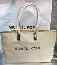 Bolsa tote Michael Kors dourada perfume fragrância promocional institucional nova comprar usado  Enviando para Brazil