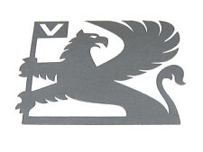 Genuíno Novo Antracite VAUXHALL GRIFFIN DECALQUE Logotipo Emblema para Nova SRi Astra GTE comprar usado  Enviando para Brazil