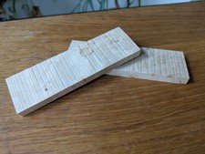 Messergriffschalen paar birke gebraucht kaufen  Muggensturm