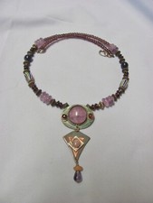 Necklace purple gemstones for sale  Ellicott City