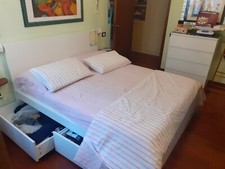 Letto matrimoniale ikea usato  Roma