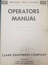 Clark forklift electric for sale  South Elgin