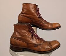 BOTAS MASCULINAS ANTIGAS 1920’S BUTTER BROWN COM LAÇO POR FLORSHEIM SHOE CO comprar usado  Enviando para Brazil