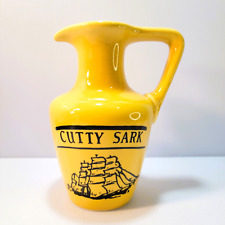 Jarro de bar vintage Cutty Sark escocês uísque amarelo cerâmica com cabo 7 1/2" comprar usado  Enviando para Brazil