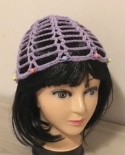 Cappellino cotone lilla usato  Capo d'Orlando
