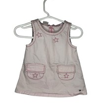 Vestido TOMMY Hilfiger tamanho geral 3-6 meses rosa estrelas bebê menina comprar usado  Enviando para Brazil