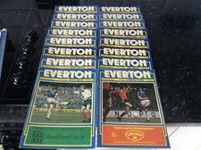 Everton football programmes for sale  HULL