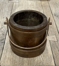 Rustic wooden firkin for sale  OAKHAM